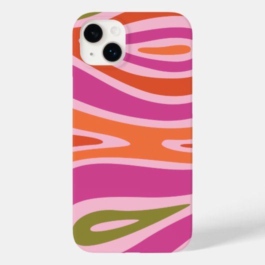 Colorful Trendy Modern iPhone Case  (Rückseite)