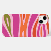 Colorful Trendy Modern iPhone Case (Rückseite (Horizontal))