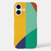 Colorful Trendy Modern iPhone Case (Rückseite)