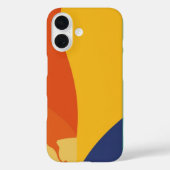 Colorful Trendy Modern iPhone Case (Rückseite)