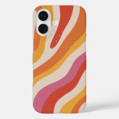 Colorful Trendy Modern iPhone Case (Rückseite)