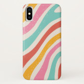 Colorful Trendy Modern iPhone Case  (Rückseite)