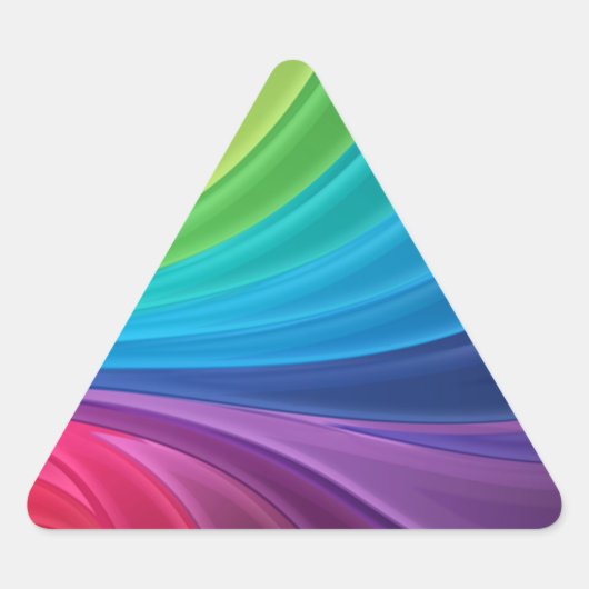 Colorful Triangle Rainbow Stickers (Vorderseite)