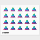 Colorful Triangle Rainbow Stickers (Blatt)
