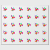 Colorful Triangles  Geschenkpapier (Flach)