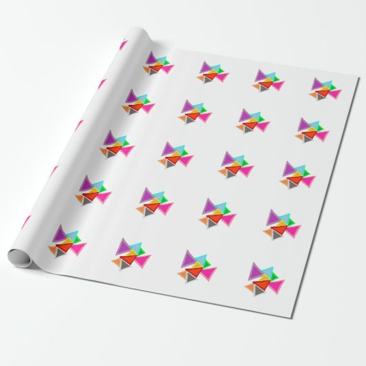 Colorful Triangles  Geschenkpapier (Ungerollt)