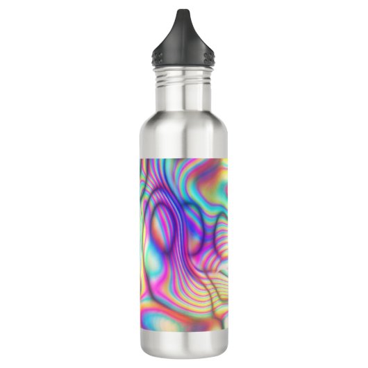 Colorful Trippy Holo Holographic Edelstahlflasche (Links)