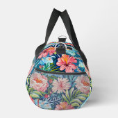 Colorful Tropical Floral Pattern Summer Flowers Duffle Bag (Rechts)