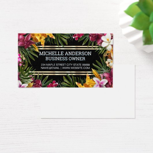 Colorful Tropical Flowers (Schreibtisch)