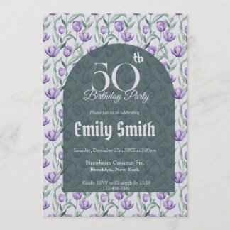 Colorful Tulip Aesthetic Summer Party Einladung