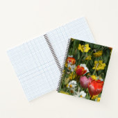 Colorful Tulips & Daffodils Notebook Notizblock (Innenseite)