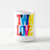 Colorful Twin Love  Kaffeetasse (Mittel)