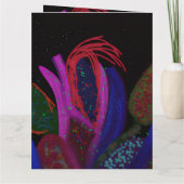 Colorful Undersea Large Greeting Card Karte (Rückseite)