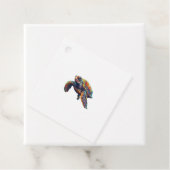 Colorful underwater sea turtle dreamlike beautiful geschenkanhänger (Beispiel)