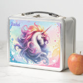 Colorful Unicorn Metal Lunch Box (Beispiel)