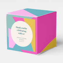 Colorful Unique Custom Bridal Shower Thank You