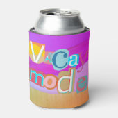 Colorful Unique Retro Vacay Mode Dosenkühler (Kanne Vorderseite)