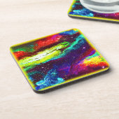 Colorful Universe Art. Jetzt kaufen Getränkeuntersetzer (Linke Seite)