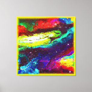 Colorful Universe Art. Jetzt kaufen Leinwanddruck