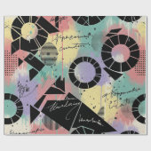 Colorful Urban Graffiti Pattern (10) Geschenkpapier (Flach)