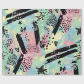 Colorful Urban Graffiti Pattern (12) Geschenkpapier (Flach)