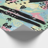 Colorful Urban Graffiti Pattern (12) Geschenkpapier (Ecke)
