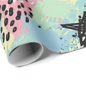 Colorful Urban Graffiti Pattern (12) Geschenkpapier (Rolleneckpunkt)