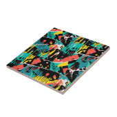 Colorful Urban Graffiti Pattern (13) Fliese (Seite)