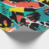 Colorful Urban Graffiti Pattern (13) Geschenkpapier (Ecke)
