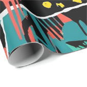 Colorful Urban Graffiti Pattern (13) Geschenkpapier (Rolleneckpunkt)