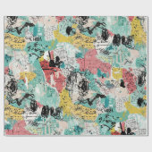 Colorful Urban Graffiti Pattern (2) Geschenkpapier (Flach)