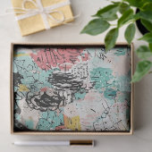 Colorful Urban Graffiti Pattern (2) Seidenpapier (Geschenk)