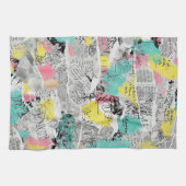 Colorful Urban Graffiti Pattern (3) Geschirrtuch (Horizontal)