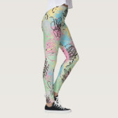 Colorful Urban Graffiti Pattern (4) Leggings (Rechts)
