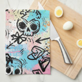 Colorful Urban Graffiti Pattern (6) Geschirrtuch (Viertel Falte)