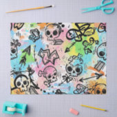 Colorful Urban Graffiti Pattern (6) Seidenpapier (Basteln)