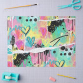 Colorful Urban Graffiti Pattern (7) Seidenpapier (Basteln)