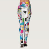 Colorful Urban Graffiti Pattern (8) Leggings (Rückseite)