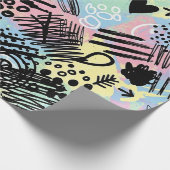 Colorful Urban Graffiti Pattern (9) Geschenkpapier (Ecke)