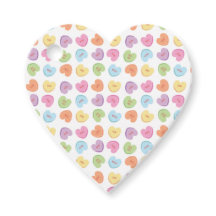 Colorful Valentine Candy Hearys Tischset Holiday