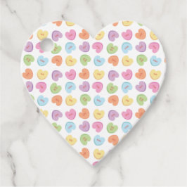 Colorful Valentine Candy Hearys Tischset Holiday Geschenkanhänger