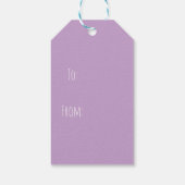 Colorful Valentine Candy Hearys Tischset Holiday Geschenkanhänger (Rückseite)