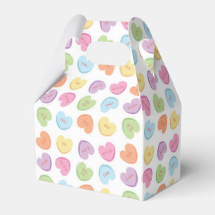 Colorful Valentine Candy Hearys Tischset Holiday Geschenkschachtel