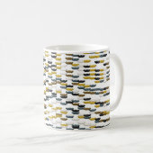 Colorful valentine Vibes Art Nouveau Pattern  Kaffeetasse (VorderseiteRechts)