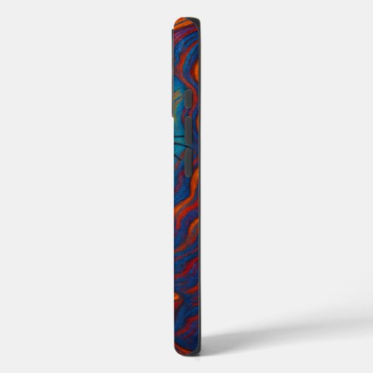 Colorful Van Gogh Cat Art Phone Case (Rückseite / Links)