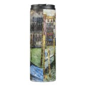 Colorful Venice Gondeln Malerei Thermosbecher (Rückseite)