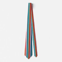 Colorful Vertical Retro Stripes Krawatte