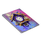 Colorful wall clock notizblock (Rechte Seite)