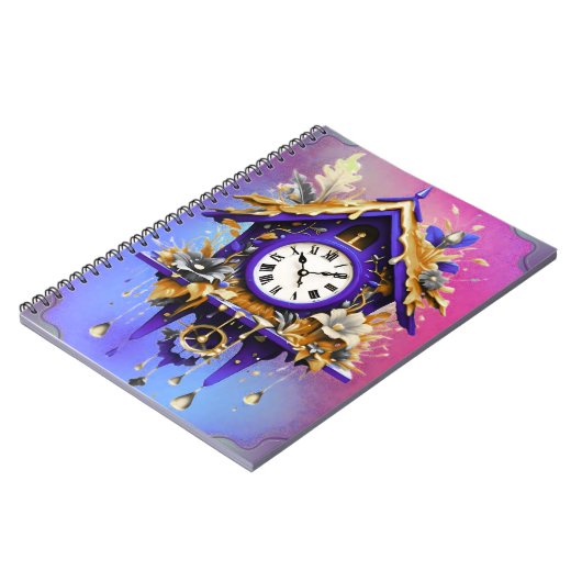 Colorful wall clock notizblock (Linke Seite)