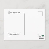 Colorful Watercolor Bows Postcard Postkarte (Rückseite)